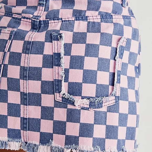 FREE PEOPLE
Printed Elodie Denim Mini skirt Sz : 10 - Picture 4 of 12